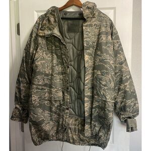 Digital Camouflage‎ MENS Military  Field Jacket With Liner Medium Please Read
